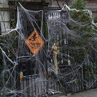 Dehnbare Halloween Spinnweben