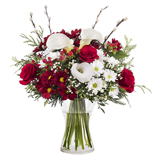 Harmony Bouquet: Rosen und Callas