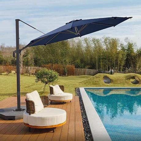 Конзолен чадър за вътрешен двор от серия S