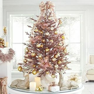 Brylanehome Rose Gold Tree, 4 pies