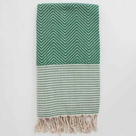 Ręcznik Malibu Hammam, zielony