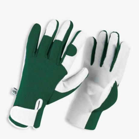 Садові рукавички, зелені, великі