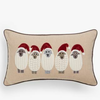 Avys Kalėdų Senelio skrybėlių pagalvėlėje, natūralios