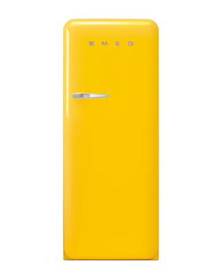 스메그 9.22입방피트 최고 냉동고 냉장고, 노란색