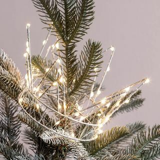 Decorazione per albero di Natale con corona luminosa