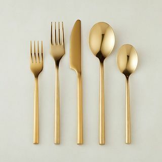 Set de tacâmuri de aur din 20 de piese Rush Brush