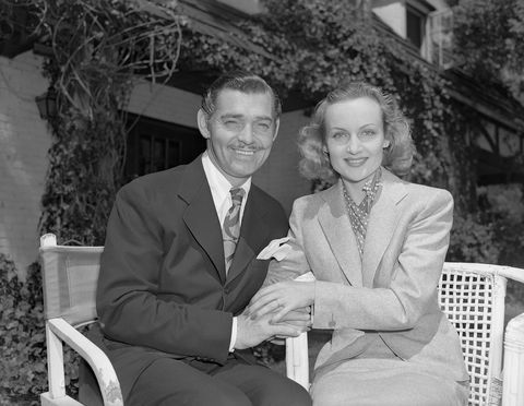 Clark Gable og Carole Lombard efter deres bryllup
