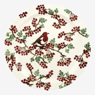 Seconds Hawthorn Berries & Robin Serving Plate
