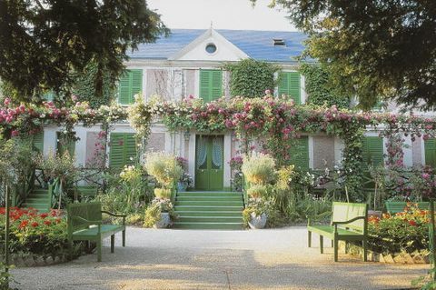 Claude Monets hus og hage, Giverny, Haute Normandie, Frankrike
