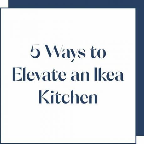 5 façons d'élever une cuisine ikea