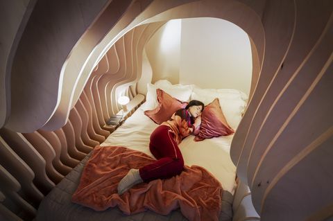Simba presenterar The Zed Rooms: Boutique-lägenheter med livmodersformade sängar