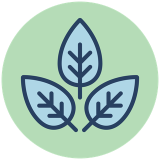 Logo, symbol, godło, roślina, owalny, grafika, 