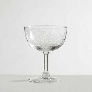 Gabrielle Etched Champagne Coupe