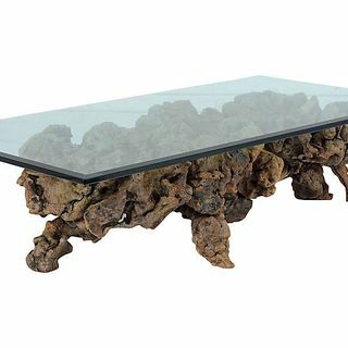 Konferenční stolek ze dřeva Burl Root