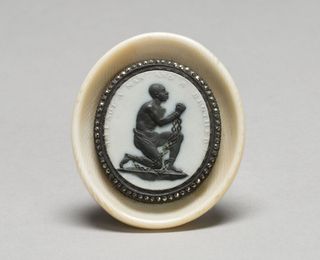 wedgwood kölelik karşıtı madalyon