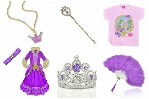 Виолетово, лилаво, лавандула, люляк, кукла, моден аксесоар, бижута, комплект за игра, 