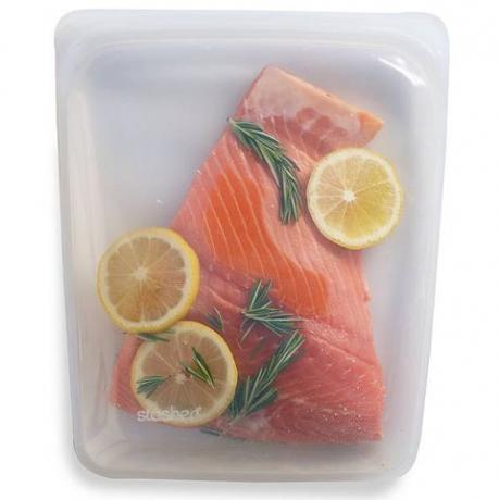 stasher Τσάντα αποθήκευσης κουζίνας σιλικόνης πολλαπλών χρήσεων, Clear