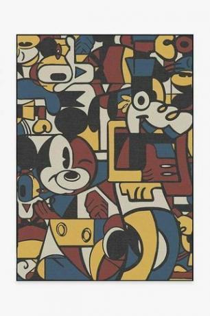 Mickey & Friends mångfärgad matta