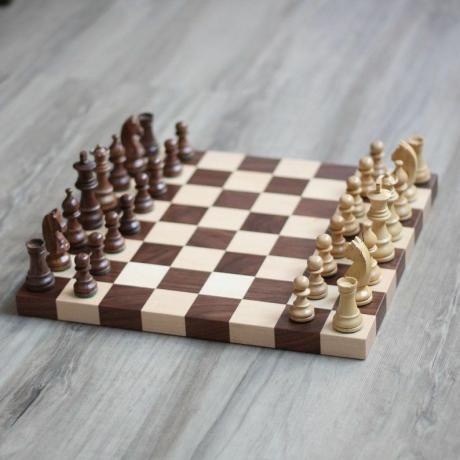Set di scacchi in legno