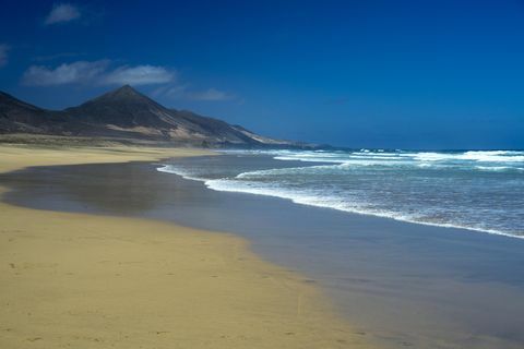 Playa de Cofete, Fuerteventura, Kanarieöarna, Spanien