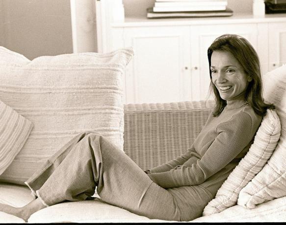 Prinzessin Lee Radziwill in ihrem Haus in den Hamptons