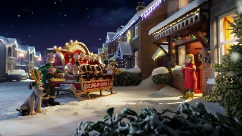 dfs ir sadarbojies ar ikonu izdomātu duetu, Wallace un Gromit, lai izveidotu jaunu jautru Ziemassvētku kampaņu