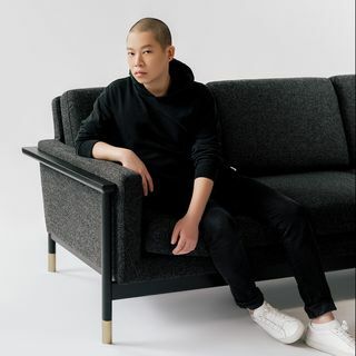 Must, istuv, mööbel, diivan, jalg, diivanvoodi, mugavus, fotograafia, tool, futon, 