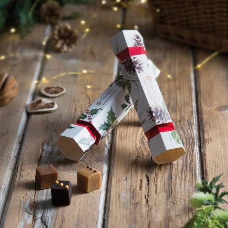 Gourmet Christmas Fudge Cracker sett med to