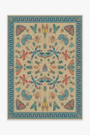 Iris Apfel Flutterby daugiaspalvis kilimėlis
