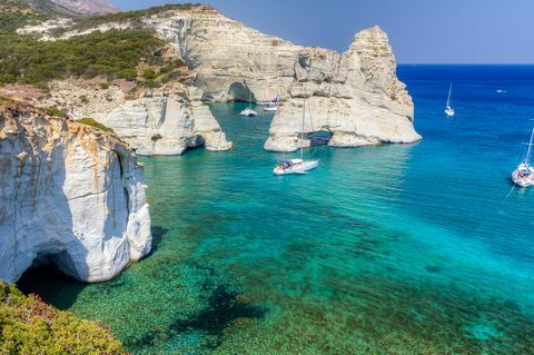 Pulau Kleftiko Milos Cyclades Yunani