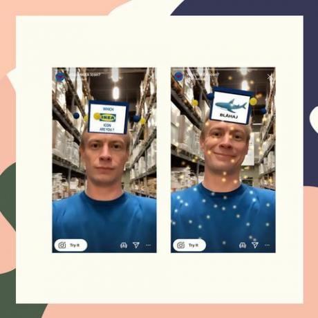 Ikea Instagram filtrs norāda, kura Ikea ikona jūs esat