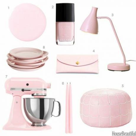 accessori rosa chiaro
