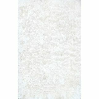 Silken Shag Pearl baltas kilimėlis