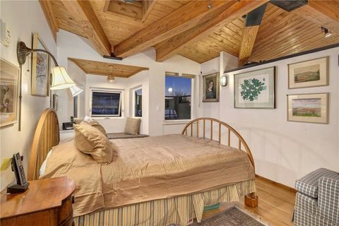シアトルの屋形船の寝室