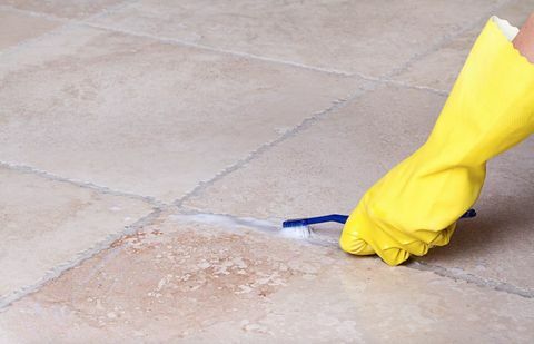Grout - rengöring av golvplattor