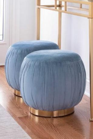 Belrose Ruched Pouf