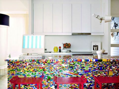 Lego-Kücheninsel