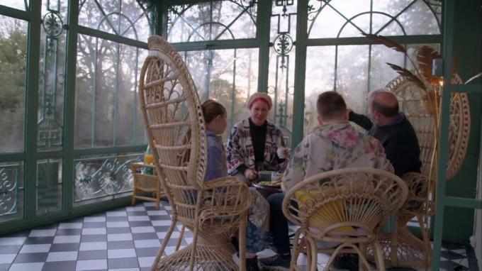 escapar al castillo, serie 9, episodio 7 jardín de invierno de dick y angel strawbridge conservatorio