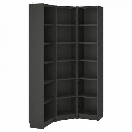 Billy Bookcase kombinacija crno-smeđa