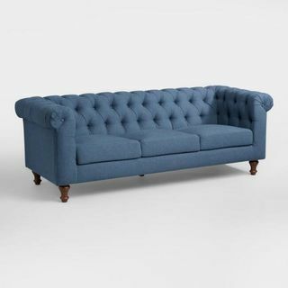 Denim blå Quentin Chesterfield sofa