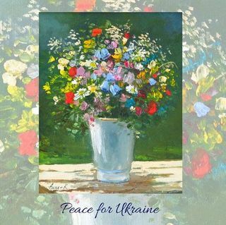 Frieden für die Ukraine, ukrainische Kunst