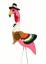 Du kan inte vara i ett fågel humör efter att ha sett dessa Thanksgiving Flamingos