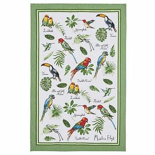उष्णकटिबंधीय पक्षी चाय तौलिया