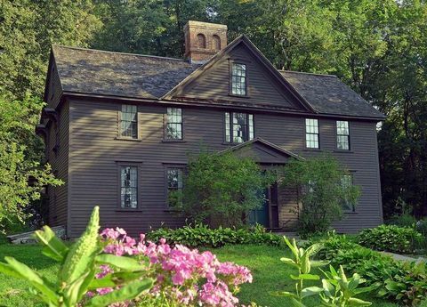 dom Louisa Alcottova sadu v meste Concord, Massachusetts