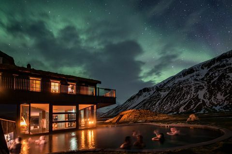 Vacaciones de auroras boreales en Islandia