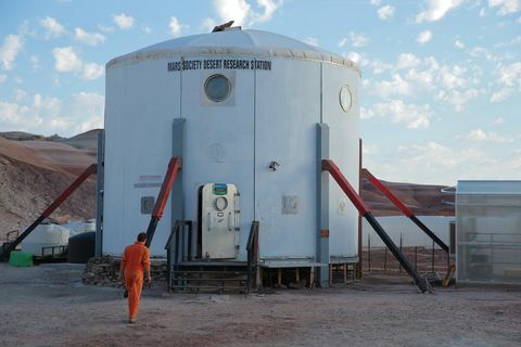 Utah'taki NASA Mars Çöl Araştırma İstasyonu - Ikea RUMTID koleksiyonu