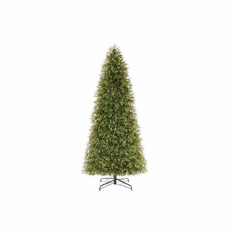Árvore de Natal artificial pré-iluminada com LED Jackson Noble Fir de 12 pés