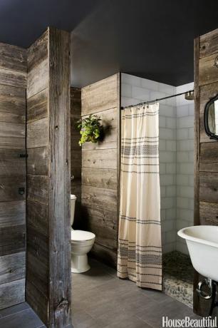 rustykalna łazienka w stylu wiejskim