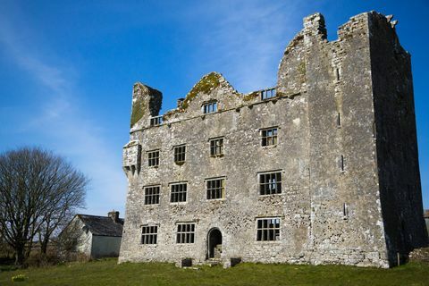 Κάστρο Leamaneh στο Clare - Ιρλανδία. 
