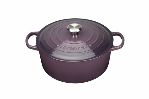 Le Creuset violetti keittiövälineet